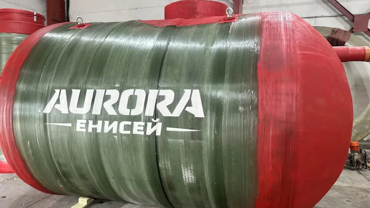 Стеклопластиковый резервуар Aurora Енисей 75 м³